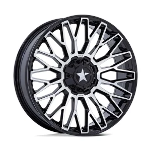 MSA Offroad Wheels – M50 CLUBBER – Black – 15″x7″ 10mm – Summer Wheels – MA050BD15704A10